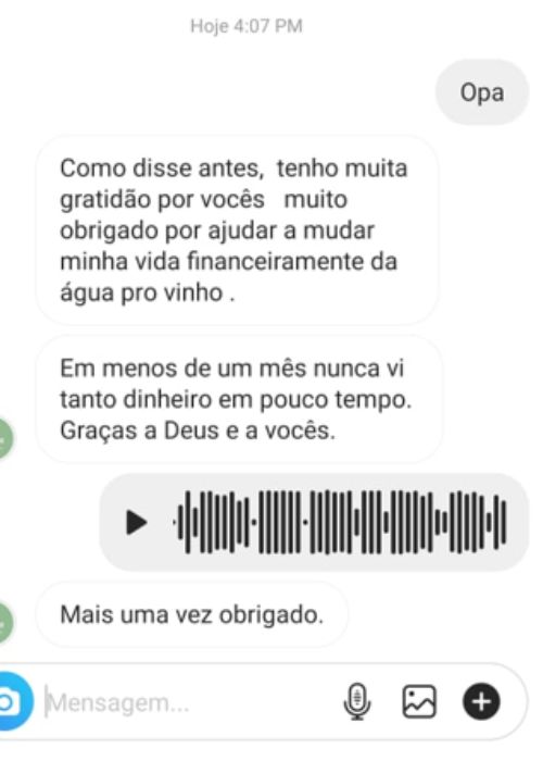 Print de depoimento de cliente sobre resultados com a Máquina de Vendas — 3